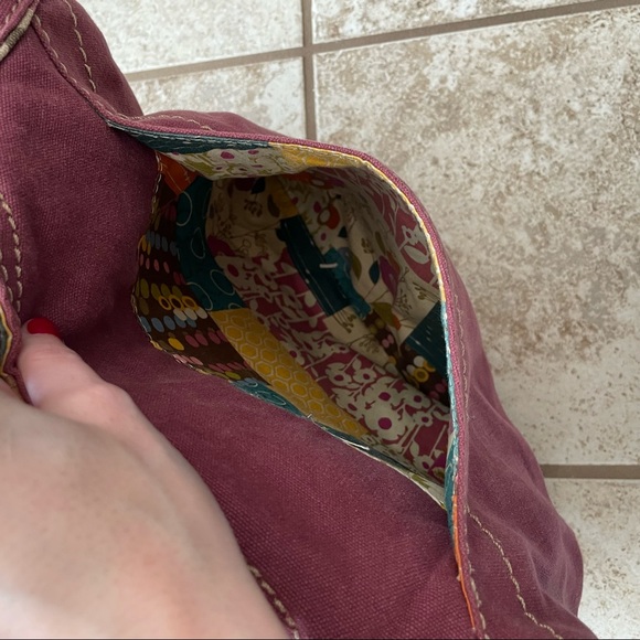 Fossil plum Spacious tote bag super cute - Picture 6 of 9